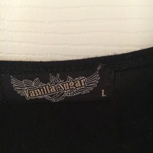 Vanilla Sugar Tops - Black & Grey Top, Large Vanilla Sugar Tops - Black & Grey Top, Large